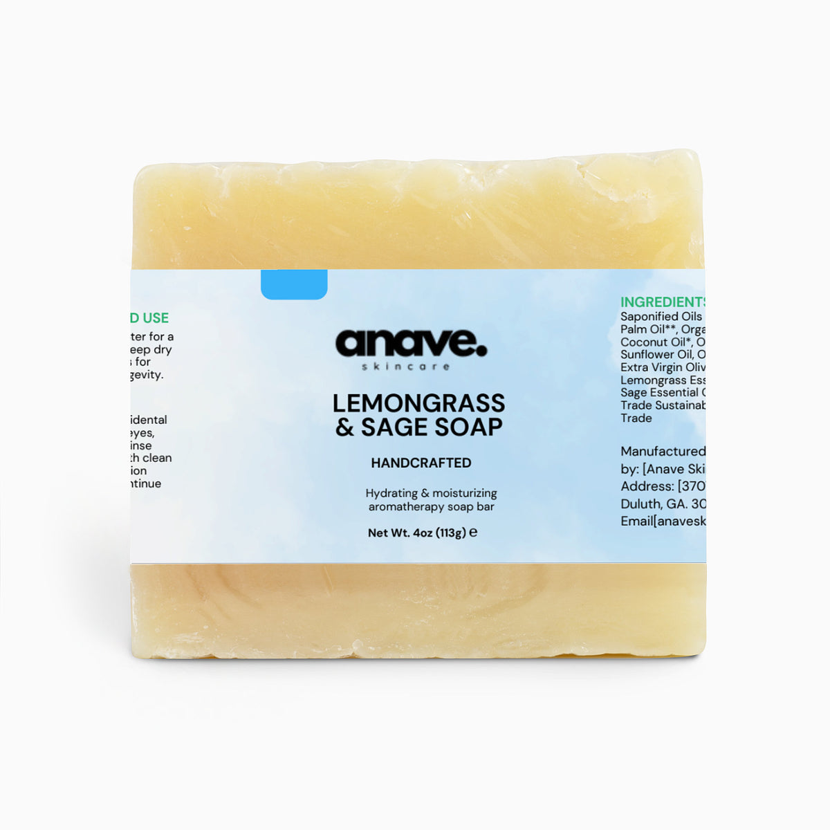 Lemongrass & Sage Soap