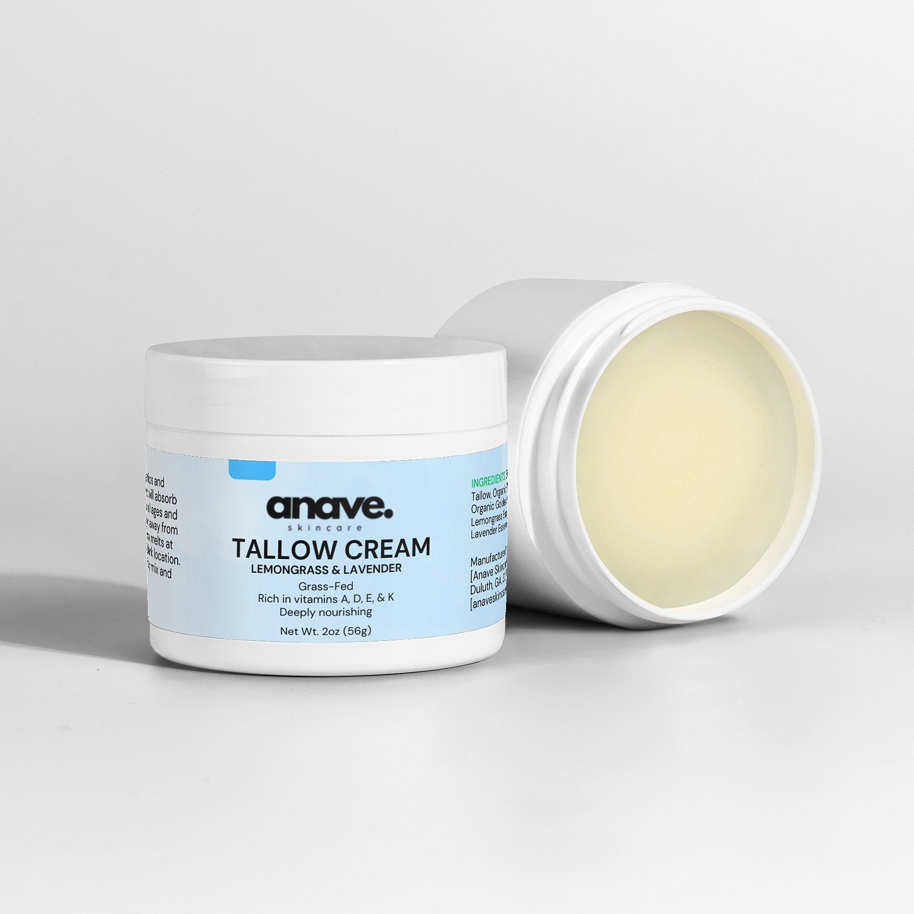 Tallow Cream Lemongrass & Lavender