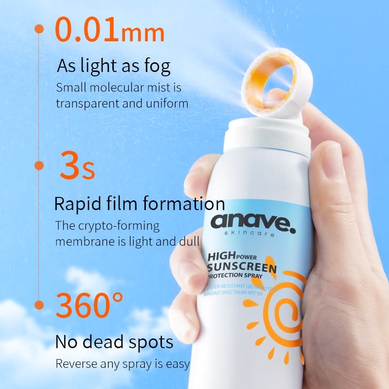 ### Anave Skincare SPF 50 Ultimate UV Defense Sunscreen Spray